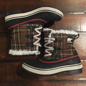 Sorel Tivoli Plaid Boots